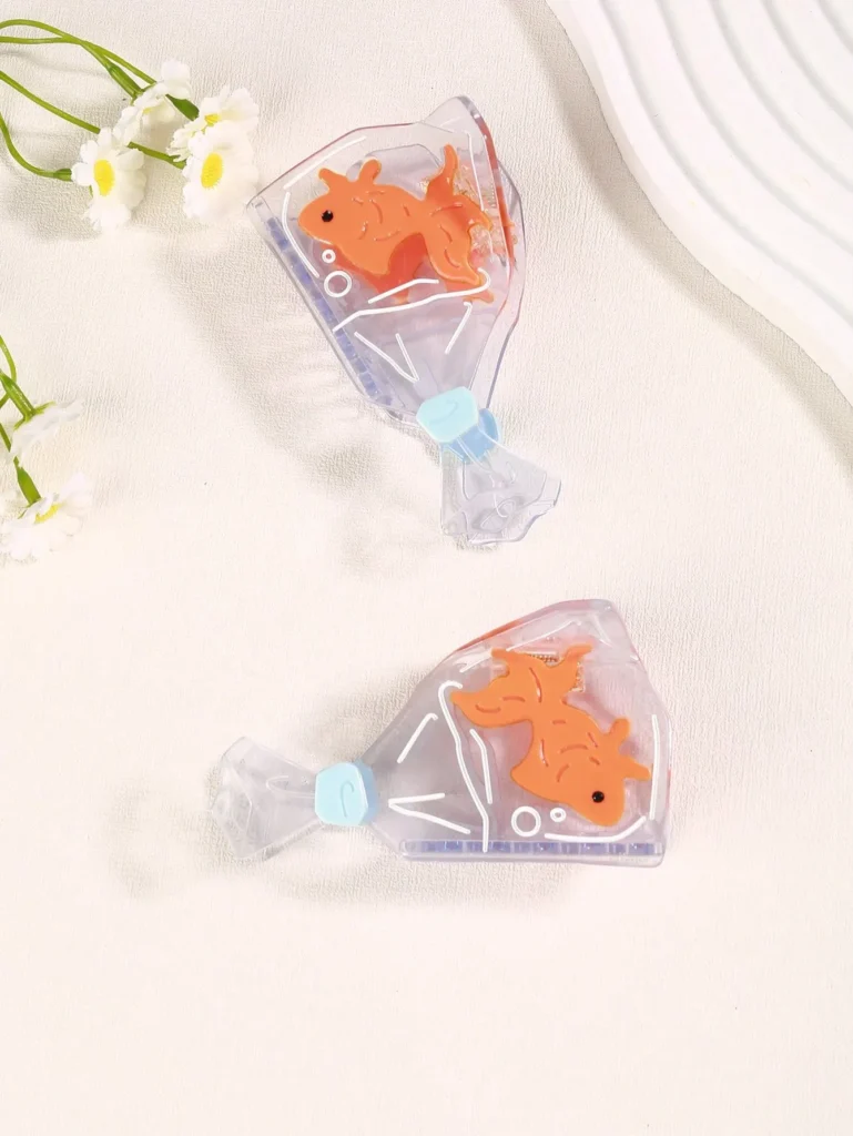 Fish Acetate Hair Claw Hair Clip