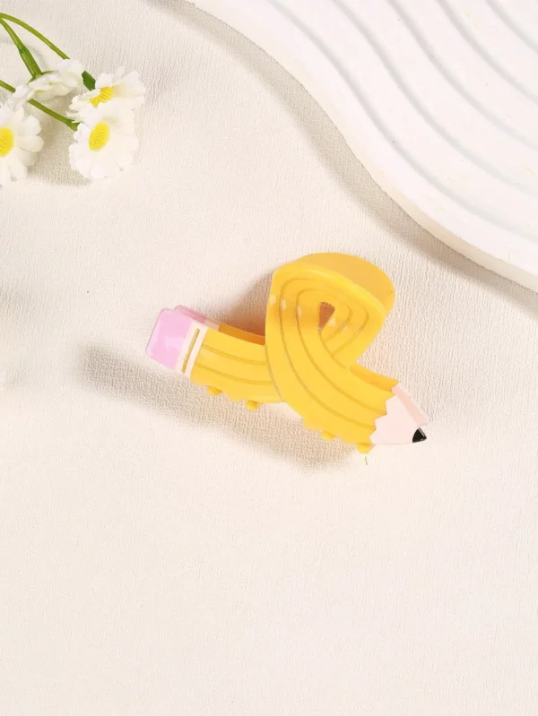 Pencil Hair Claw Hair Clip-3