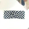 1 Pack Checkerboard Headband for Women