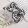 1pc Bandana Flower Boho Bowknot Women Street Elegant Casual Hair Claw Hair Clip Hair Accessories for Women