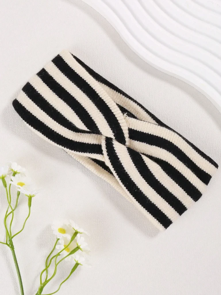 Striped Knitted Headband