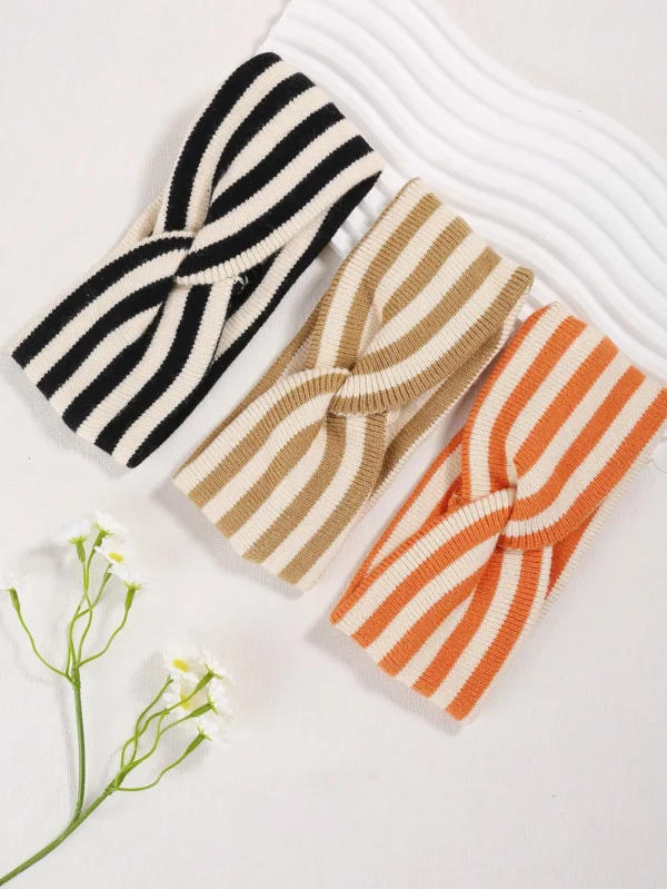 Striped Knitted Headband