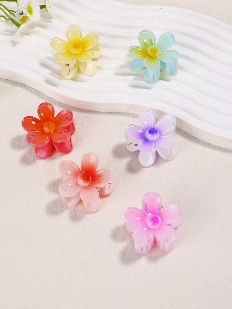 Flower Hair Clips and Hair Claws