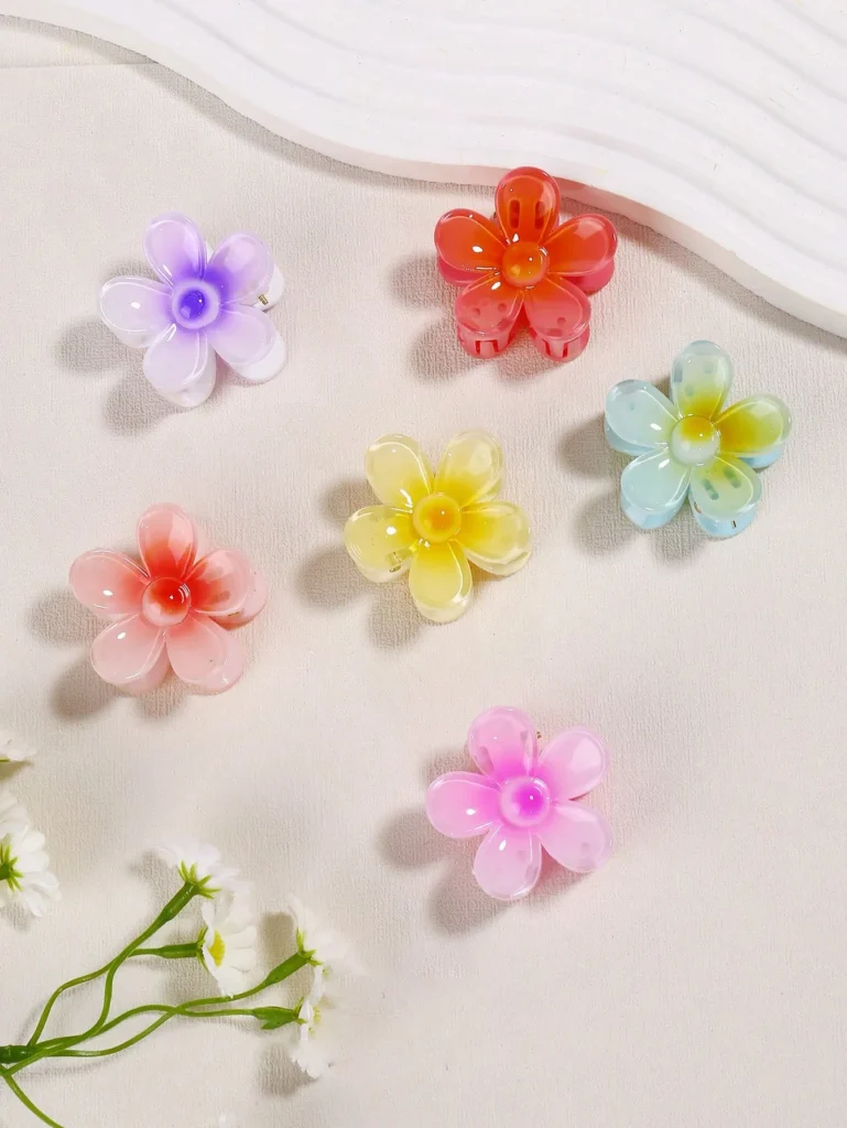 Flower Hair Clips and Hair Claws