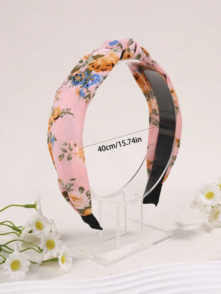 4-Pack Floral Knotted Headband