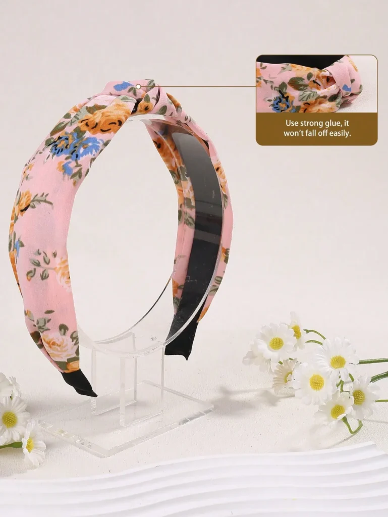 4-Pack Floral Knotted Headband