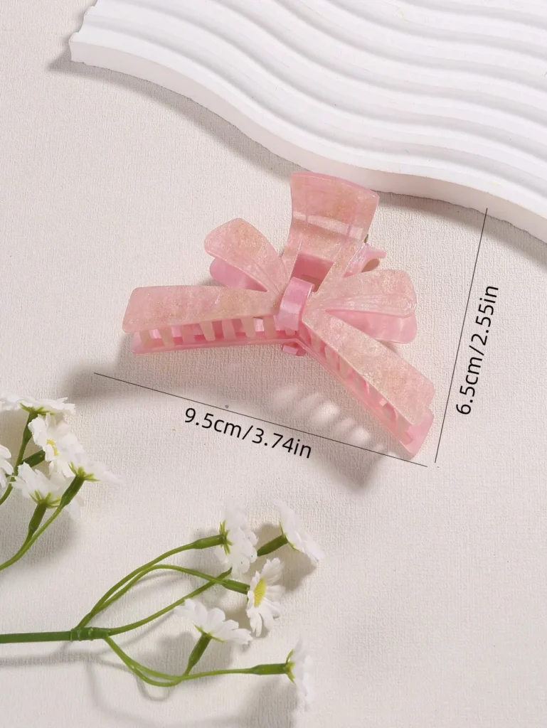 Bow Acetate Hair Claw