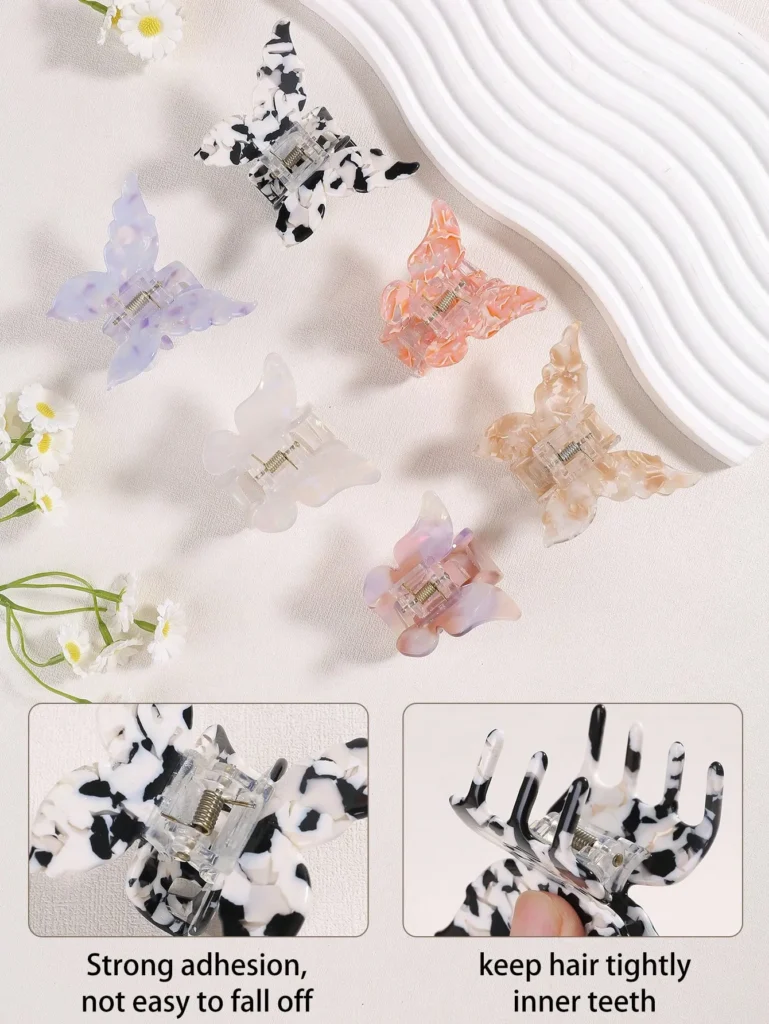 Butterfly Acetate Hair Claw