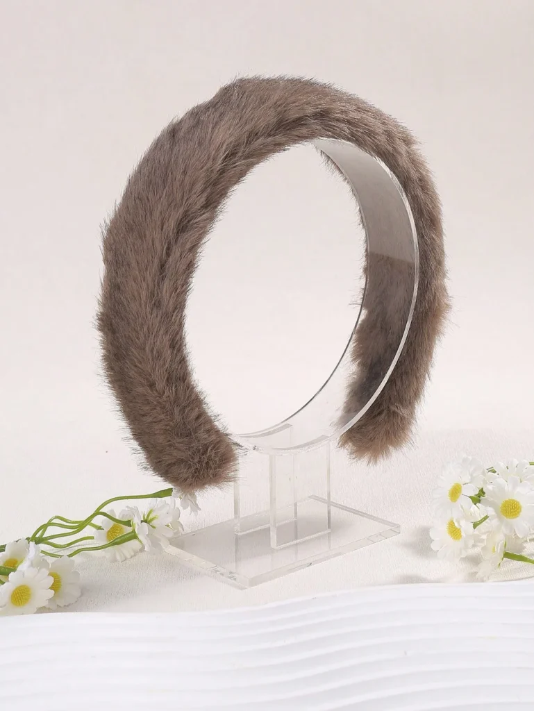 Plush Solid Color Headband-4