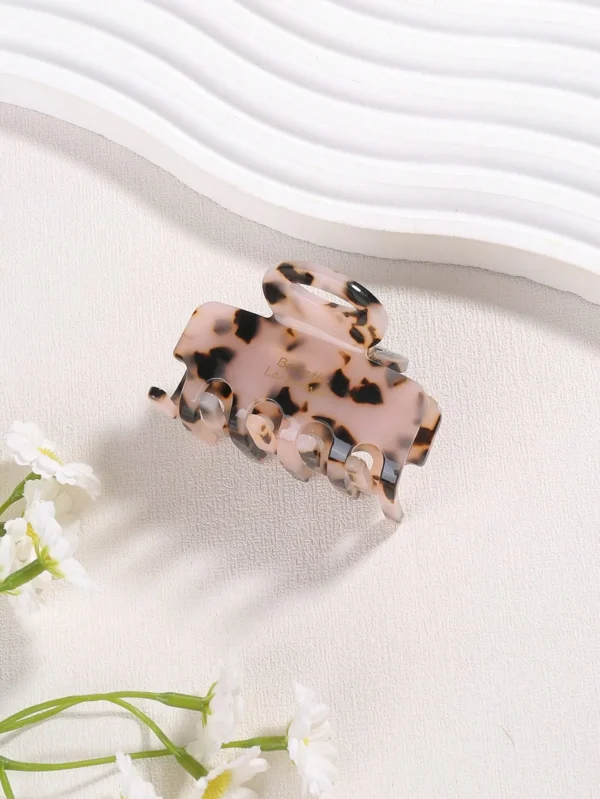 Leopard Print Keel Hair Clip Hair Claw