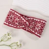 1 Pack Knitted Boho Knotted Elegant Casual Warm Headband Hair Accessories for Women