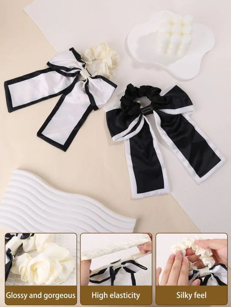 2 Pack Bow Hair Bands for Women