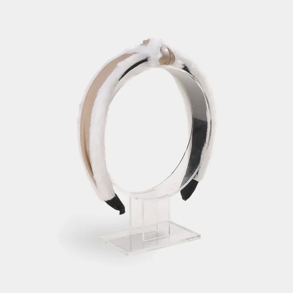 PU Fur Plush Knotted Headband
