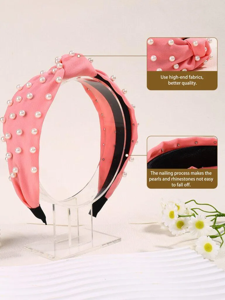 Pink headband set