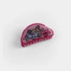 Flower Print Hair Clips