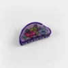 Flower Print Hair Clips