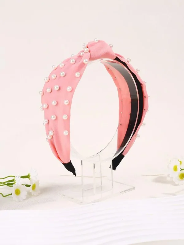 Pink headband set