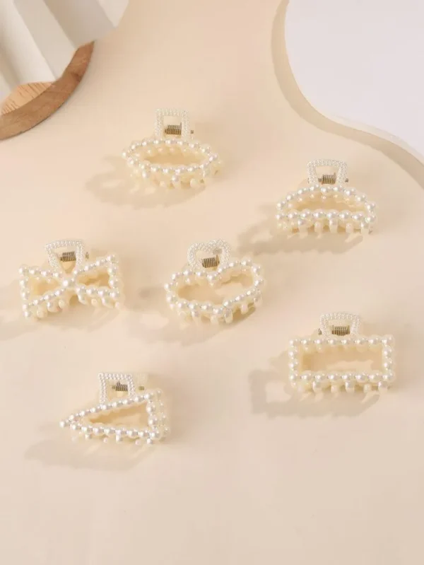 Faux-Pearl-Women-Hair-Clips