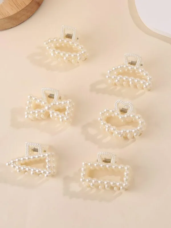 Faux-Pearl-Women-Hair-Clips