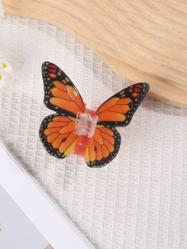 butterfly acetate hair clip