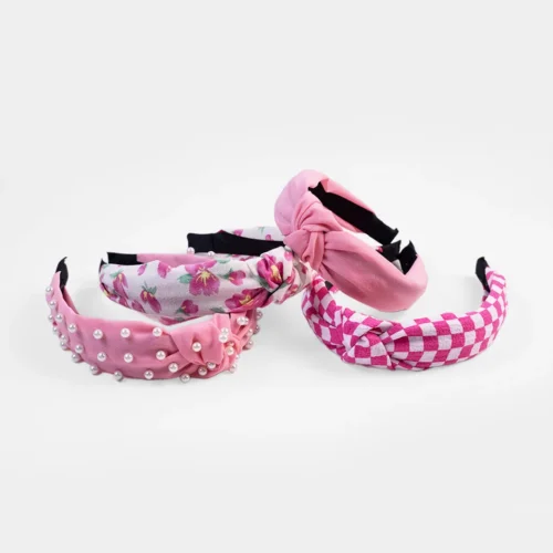 Pink headband set