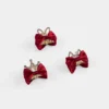 3/12pcs Bowknot Crown Rabbit Hair Clip