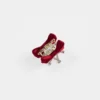 3/12pcs Bowknot Crown Rabbit Hair Clip