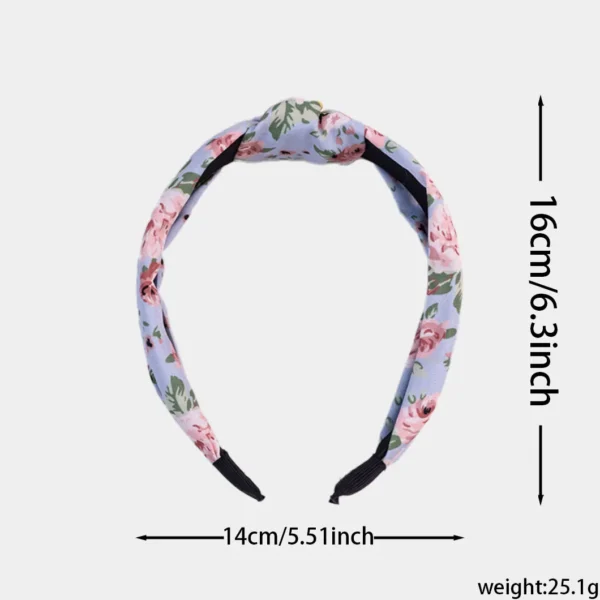 4-Pack Floral Knotted Headband
