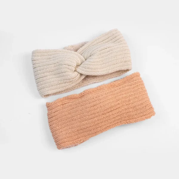 2 Pack Plush Wool Headband