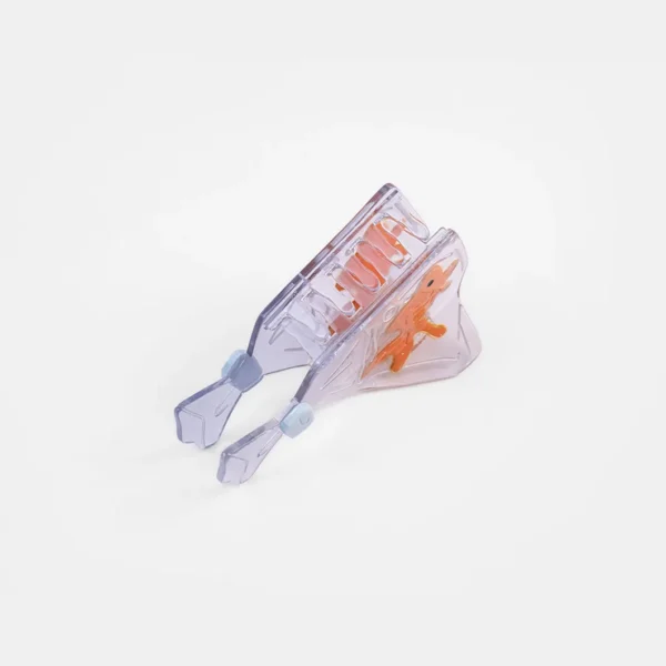 Acetate transparent small fish hair catch