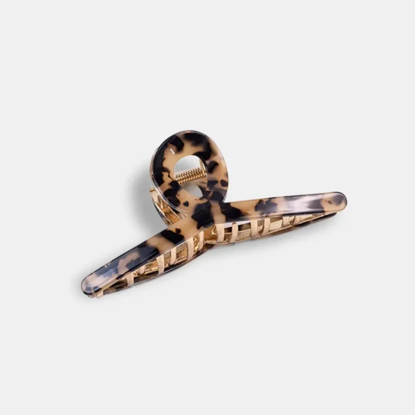 Leopard Print Hair Claw Hair Clip
