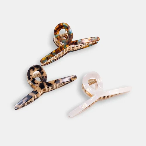 Leopard Print Hair Claw Hair Clip