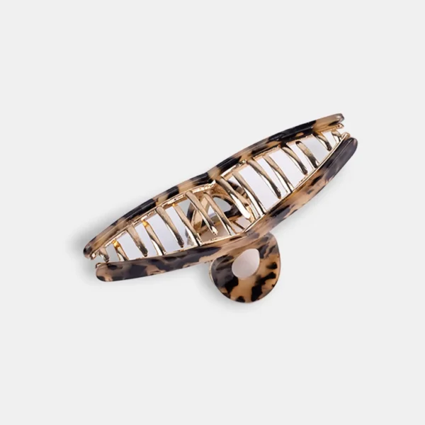 Leopard Print Hair Claw Hair Clip