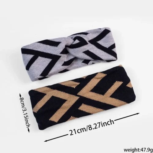 Striped headband