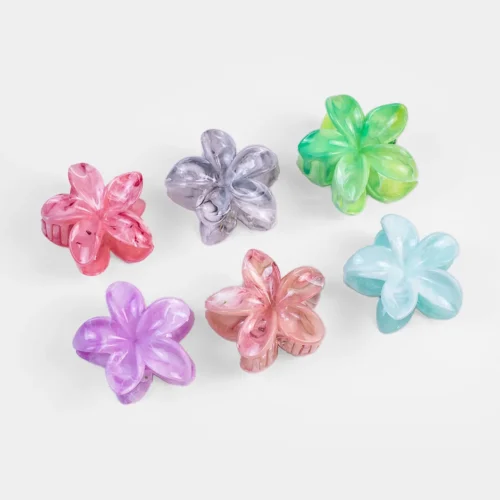 Plumeria hair claws