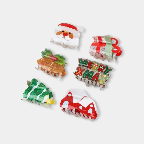 Christmas Hair Claws