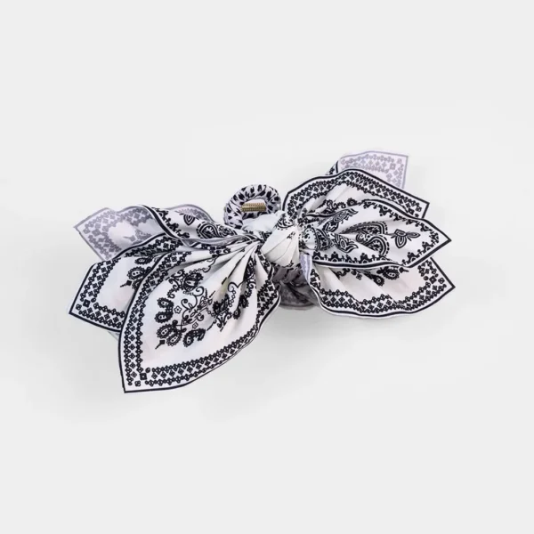1pc Bandana Flower Boho Bowknot Women Street Elegant Casual Hair Claw Hair Clip Hair Accessories for Women