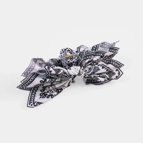 1pc Bandana Flower Boho Bowknot Women Street Elegant Casual Hair Claw Hair Clip Hair Accessories for Women