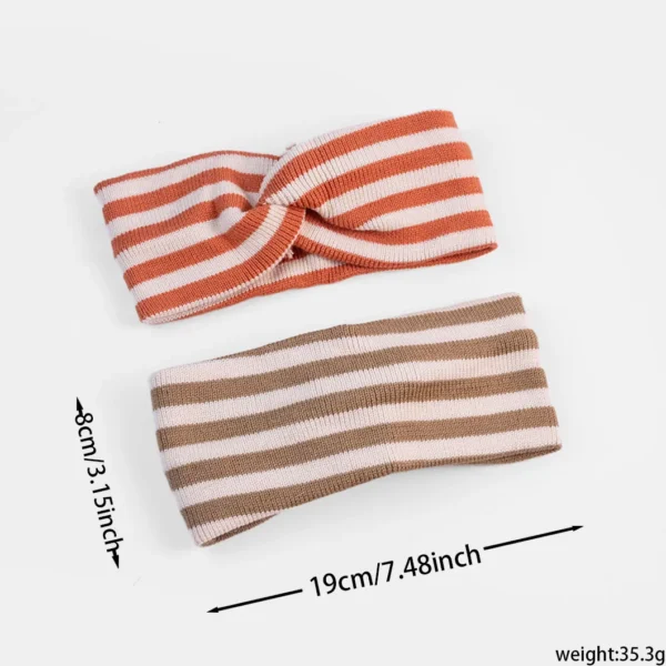 Striped Knitted Headband