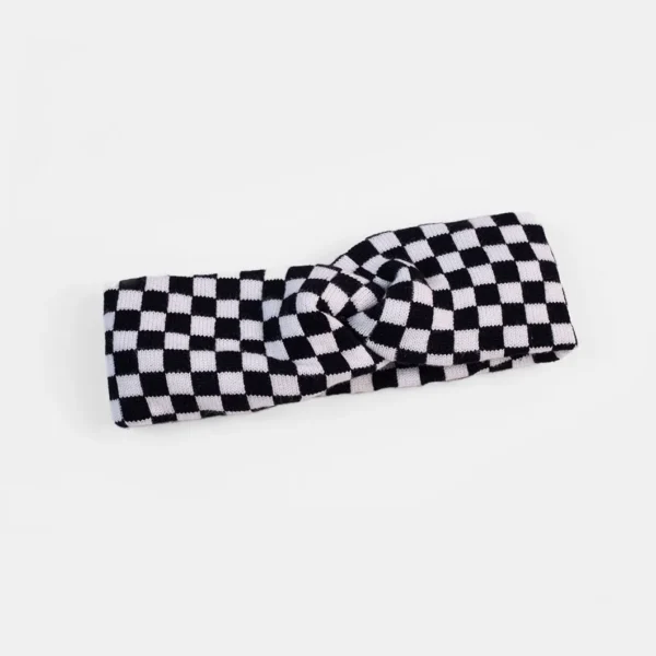 Checkerboard Knitted Wool