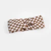 Checkerboard Knitted Wool