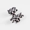 Checkerboard Acrylic Hair Claw Hairpin