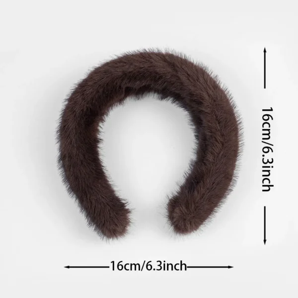 Plush Solid Color Headband-4