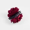 Pearl Rhinestone Flower Hair Claw4