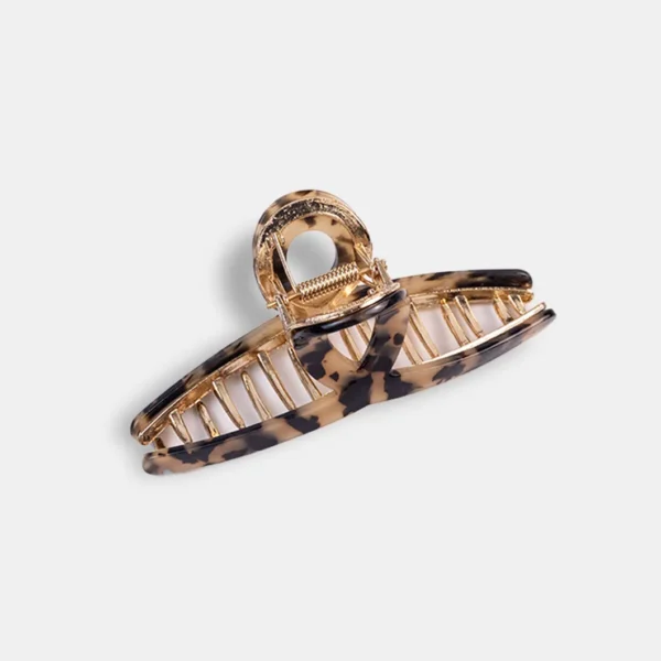Leopard Print Hair Claw Hair Clip