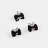 3/12pcs Bowknot Crown Rabbit Hair Clip