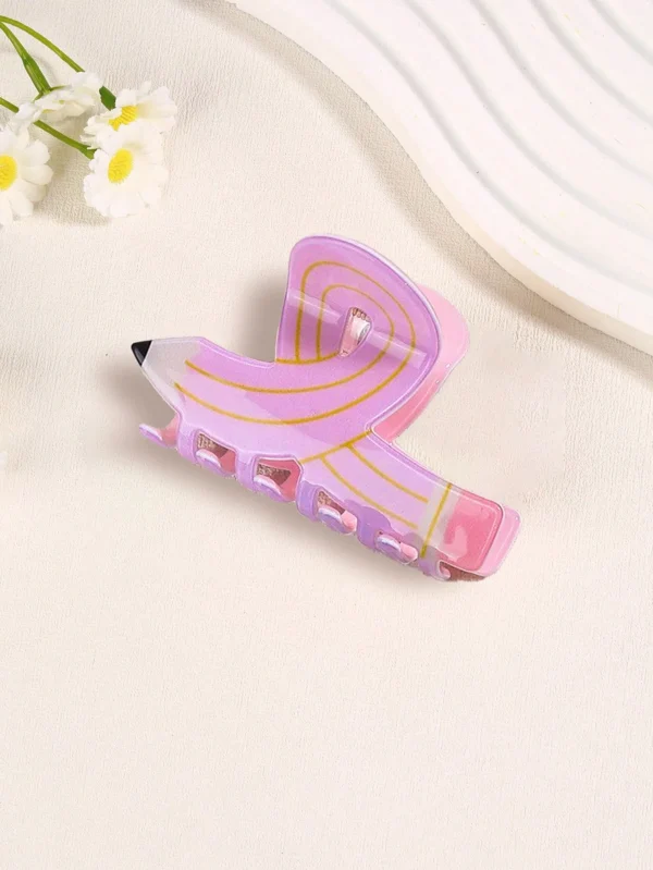 Pencil Hair Claw Hair Clip-3