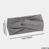 1 Pack Plush Knotted Headband