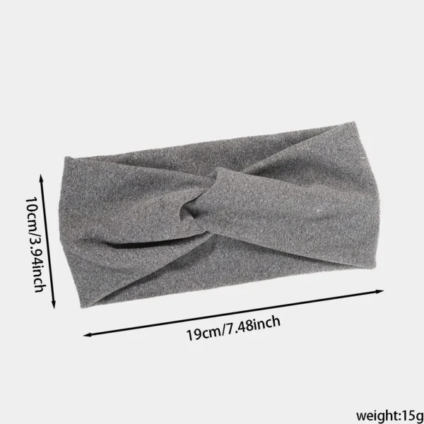 1 Pack Plush Knotted Headband