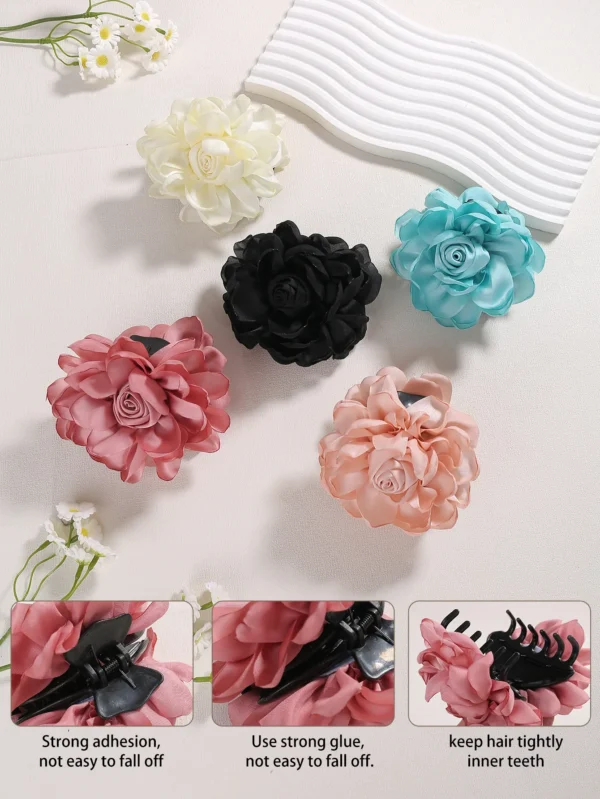 Multi-layer rose hair claws